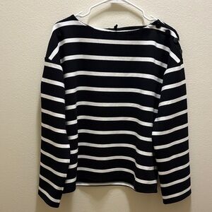 NWOT Rag & Bone black striped sweater